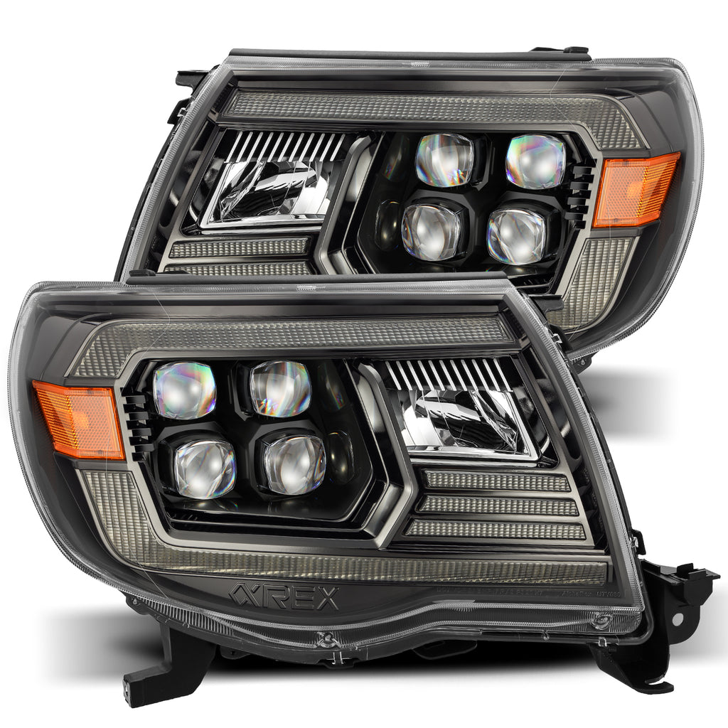 05-11-Toyota-Tacoma-Nova-Led-Projector-Headlights-Plank-Style-Black-WActivation-LightDrl