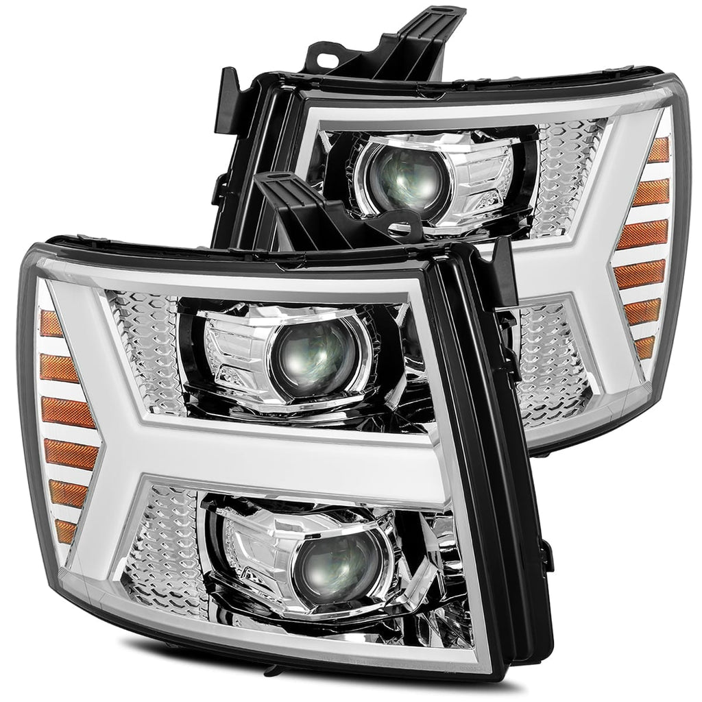 07-13-Chevy-1500Hd-Pro-Series-Proj-Headlights-Plank-Style-Chrome-WActiv-LightSeq-Signal