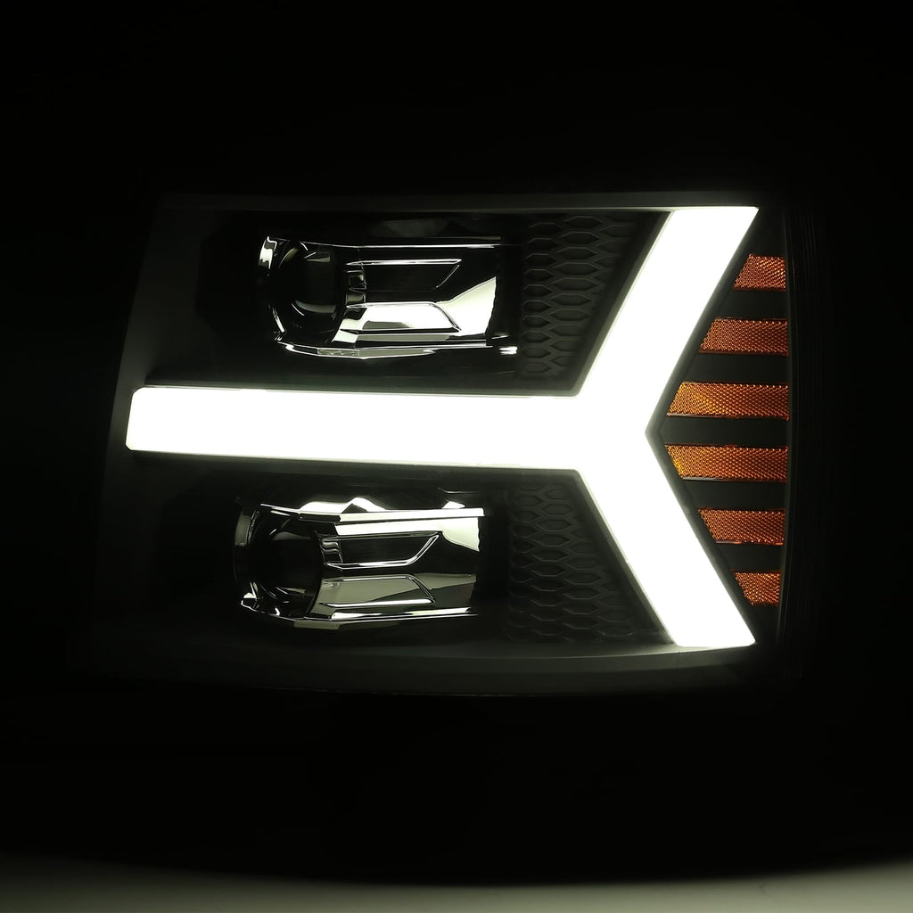07-13-Chevy-1500Hd-Pro-Series-Proj-Headlights-Plank-Style-Chrome-WActiv-LightSeq-Signal