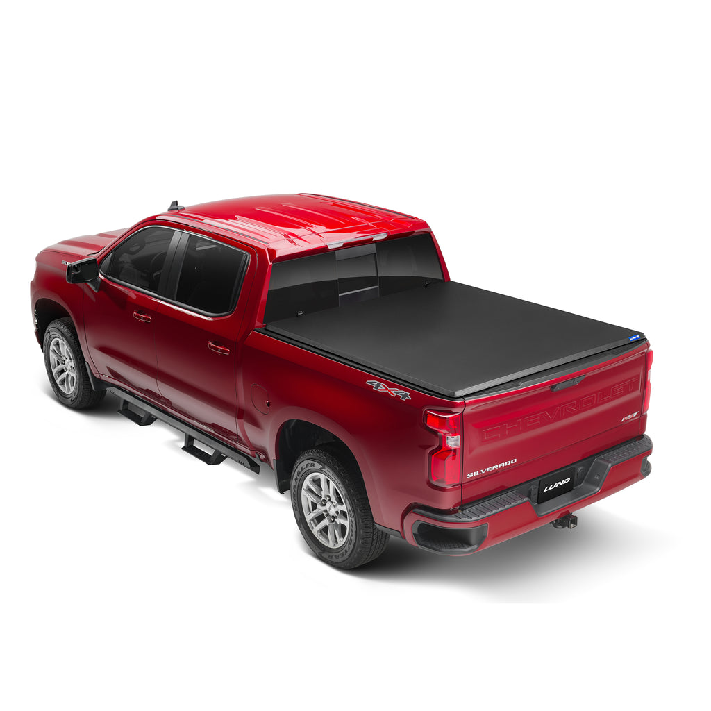 07-13-Chevy-Silverado-1500-Fleetside-(5.8Ft.-Bed)-Hard-Fold-Tonneau-Cover---Black