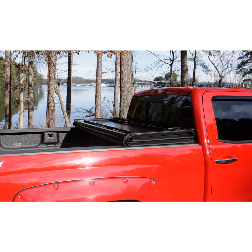 07-13-Chevy-Silverado-1500-Fleetside-(5.8Ft.-Bed)-Hard-Fold-Tonneau-Cover---Black