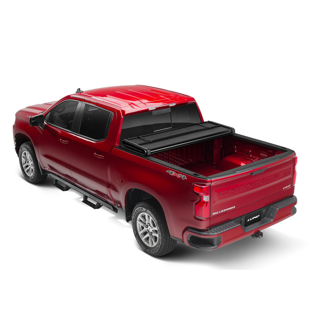 07-13-Chevy-Silverado-1500-Fleetside-(5.8Ft.-Bed)-Hard-Fold-Tonneau-Cover---Black