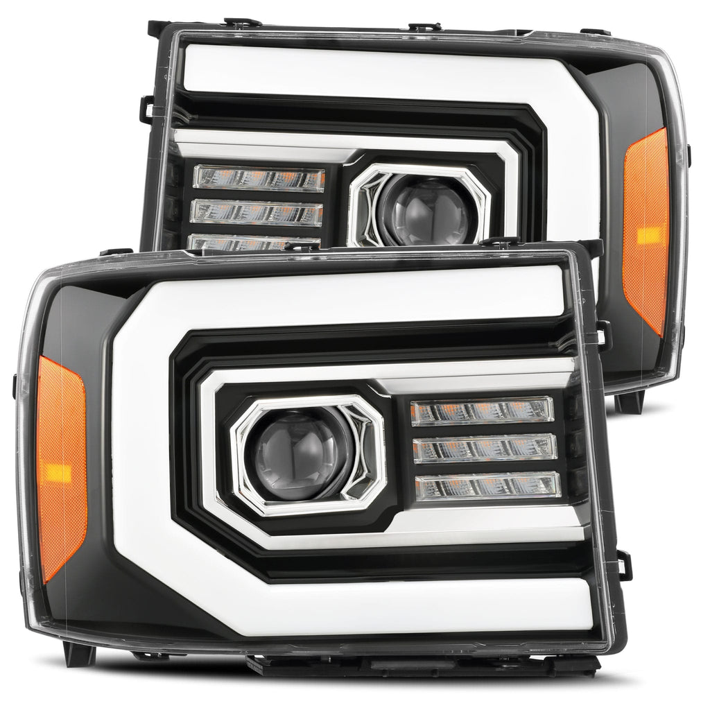 07-13-Gmc-1500Hd-Pro-Series-Proj-Headlights-Plank-Style-Gloss-Blk-WActiv-LightSeq-Signal