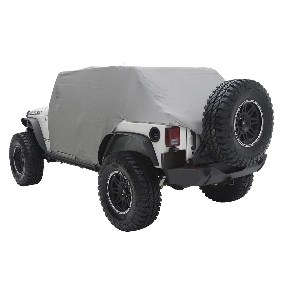 0718-Wrangler-Jk-4Dr-Waterresistant-Cab-Cover-WDoor-Flaps;-Gray