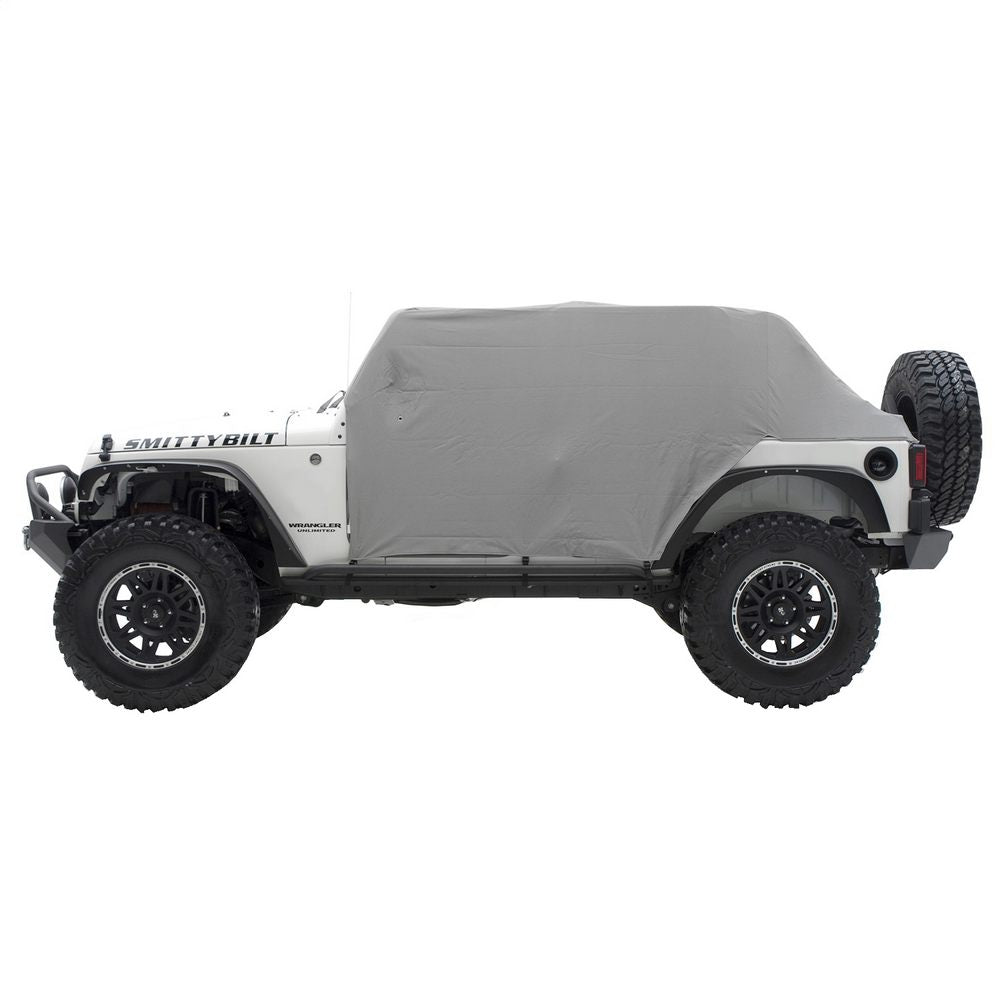 0718-Wrangler-Jk-4Dr-Waterresistant-Cab-Cover-WDoor-Flaps;-Gray