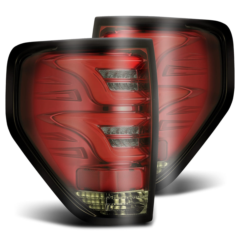 09-14-Ford-F-150-(Excl-Flareside-Truck-Bed-Models)-Pro-Series-Led-Tail-Lights-Red-Smoke