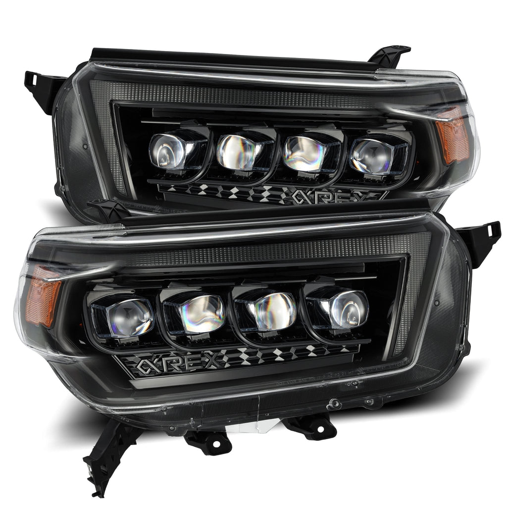 10-13-Toyota-4Runner-Nova-Led-Proj-Headlights-Plank-Style-Alpha-Black-WSeq-SignalDrl
