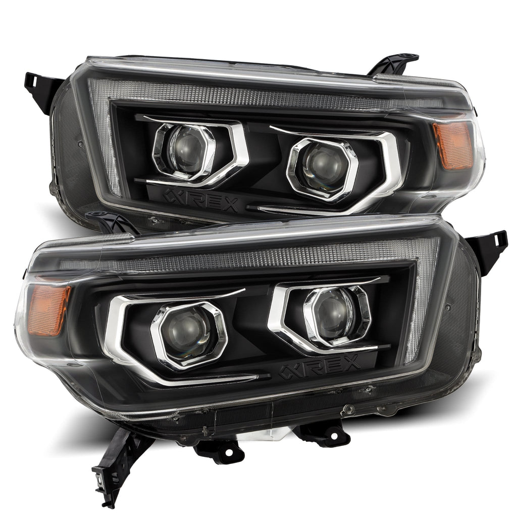 10-13-Toyota-4Runner-Pro-Series-Projector-Headlights-Plank-Style-Black-WSeq-SignalDrl