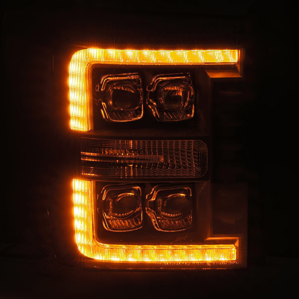 11-16-Ford-F-350-Sd-Nova-Led-Projector-Headlights-Plank-Style-Blk-WActiv-LightSeq-Signal