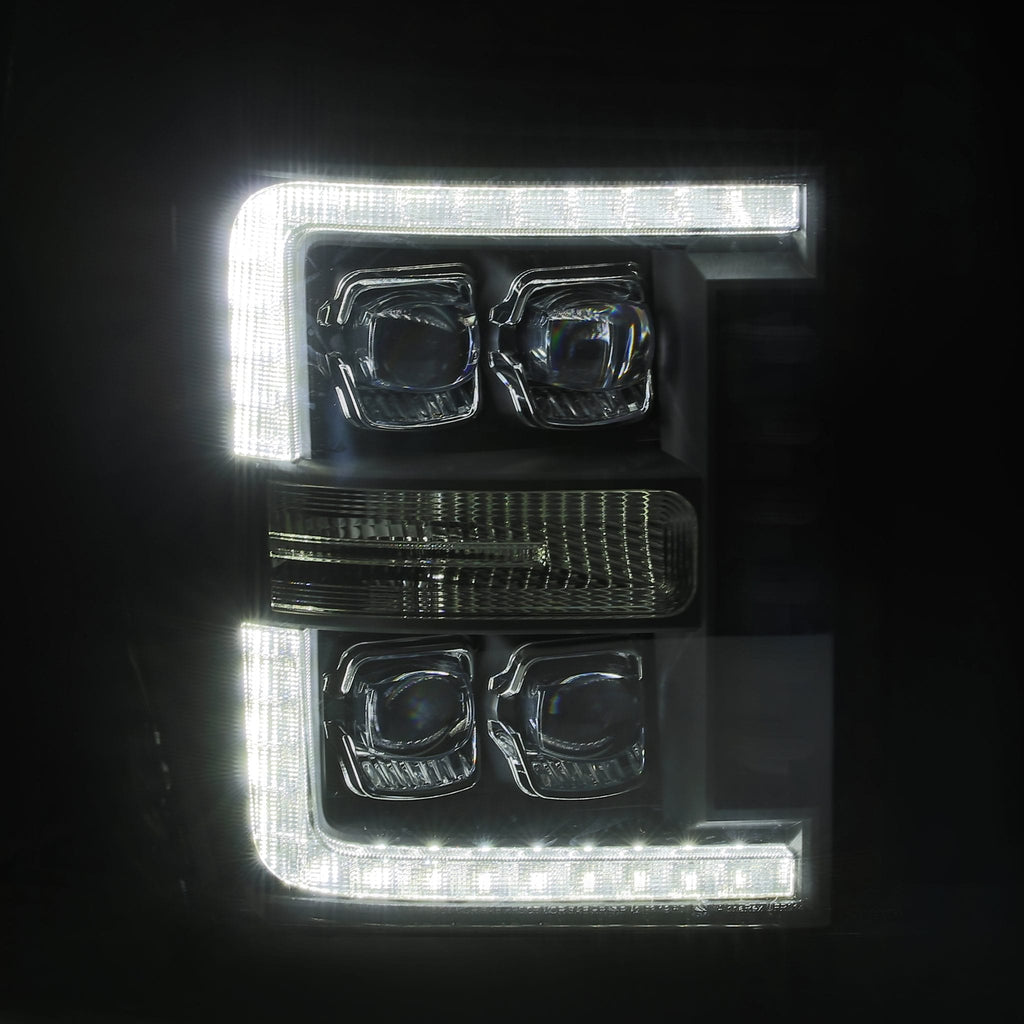 11-16-Ford-F-350-Sd-Nova-Led-Projector-Headlights-Plank-Style-Blk-WActiv-LightSeq-Signal