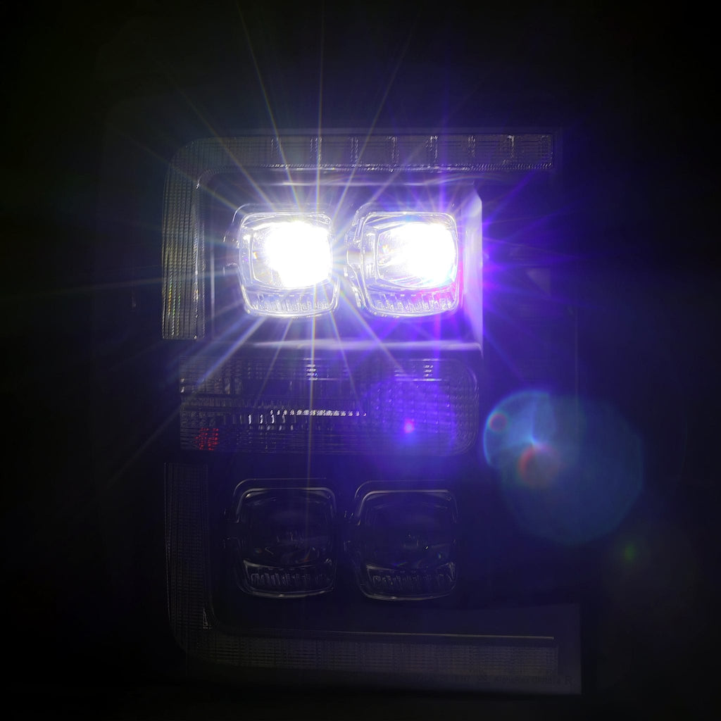 11-16-Ford-F-350-Sd-Nova-Led-Projector-Headlights-Plank-Style-Blk-WActiv-LightSeq-Signal