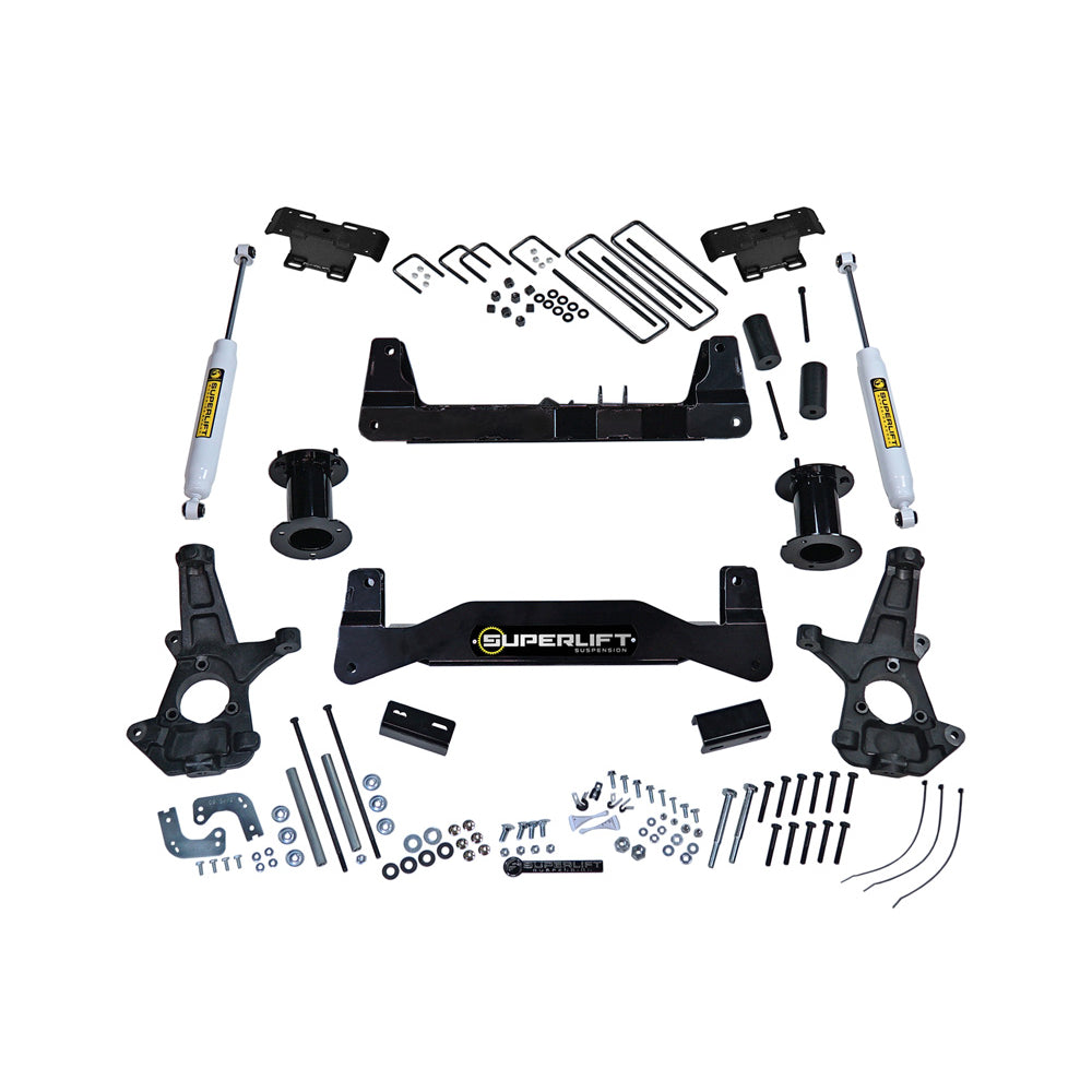 14-18-Chevy-Silv-1500-2Wd-6.5In-Lift-Kit-WAlumStamped-Steel-Cntrl-Arms--Slf-Rear-Shocks