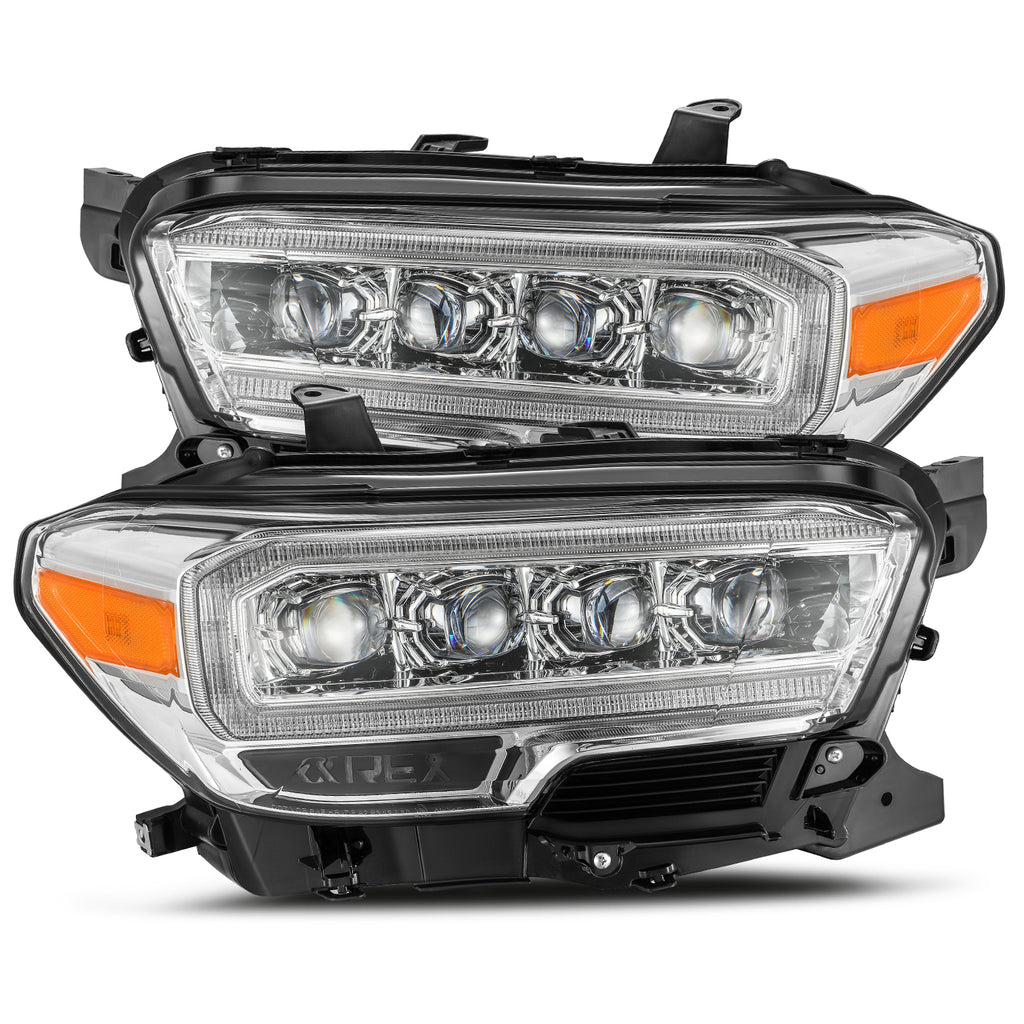 16-20-Toyota-Tacoma-Nova-Led-Projector-Headlights-Plank-Style-Chrome-WActivation-Light