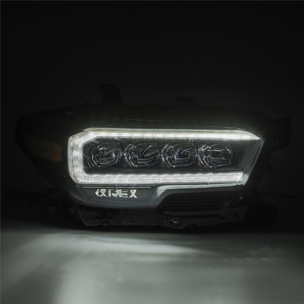 16-20-Toyota-Tacoma-Nova-Led-Projector-Headlights-Plank-Style-Chrome-WActivation-Light