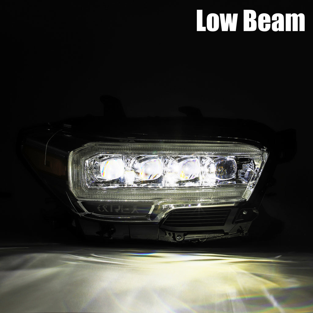16-20-Toyota-Tacoma-Nova-Led-Projector-Headlights-Plank-Style-Chrome-WActivation-Light