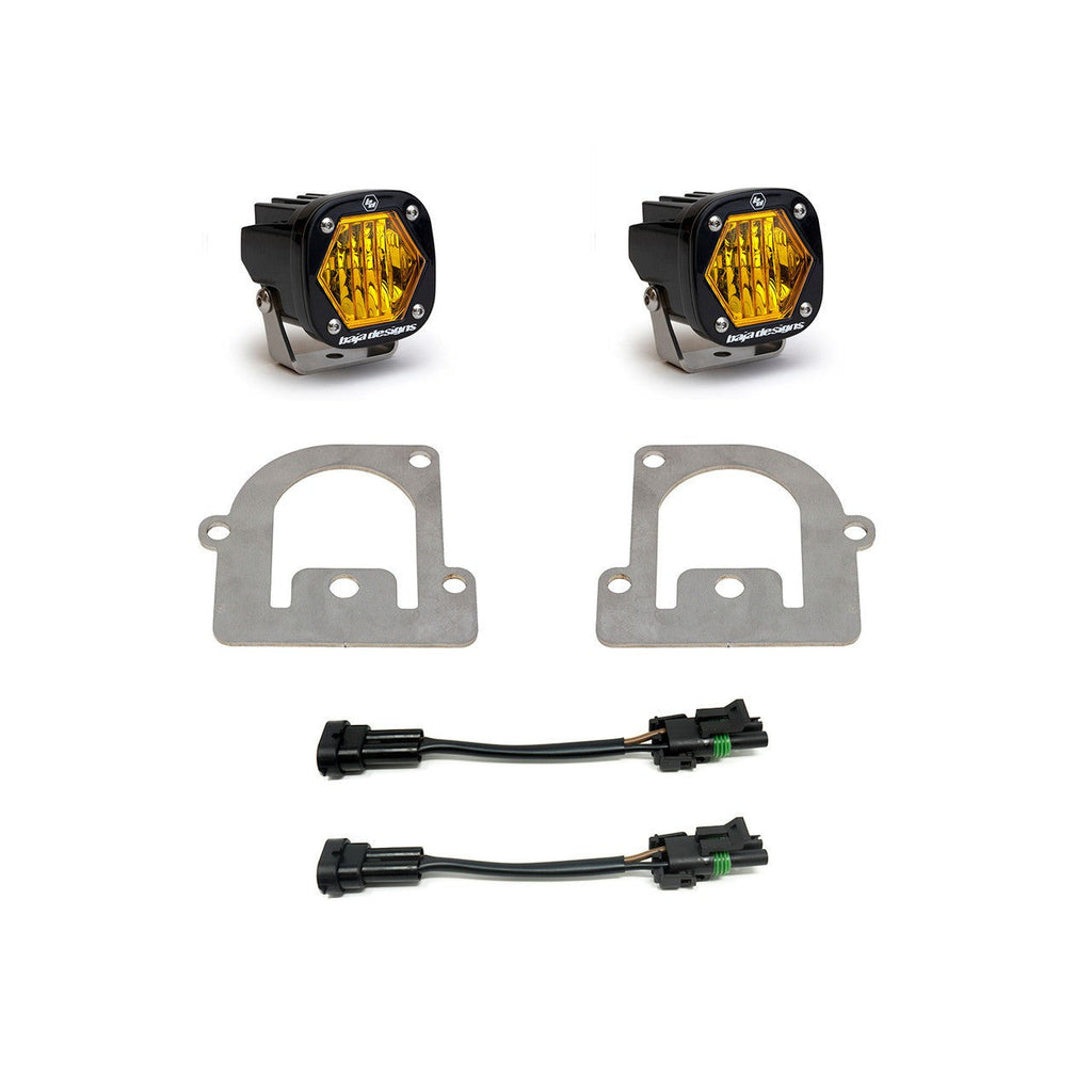 21+ Bronco Sport S1 Wide Cornering LED Fog Pocket Light Kit - Amber