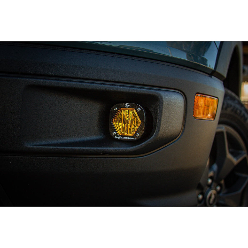 21+ Bronco Sport S1 Wide Cornering LED Fog Pocket Light Kit - Amber