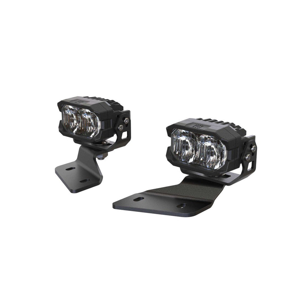 2Banger HXB LED Pod (SAE Wide / Yellow) (Pair)