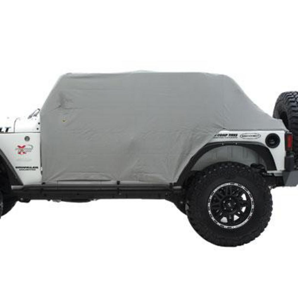 8791-Wrangler-Yj-Waterresistant-Cab-Cover-WDoor-Flaps;-Gray