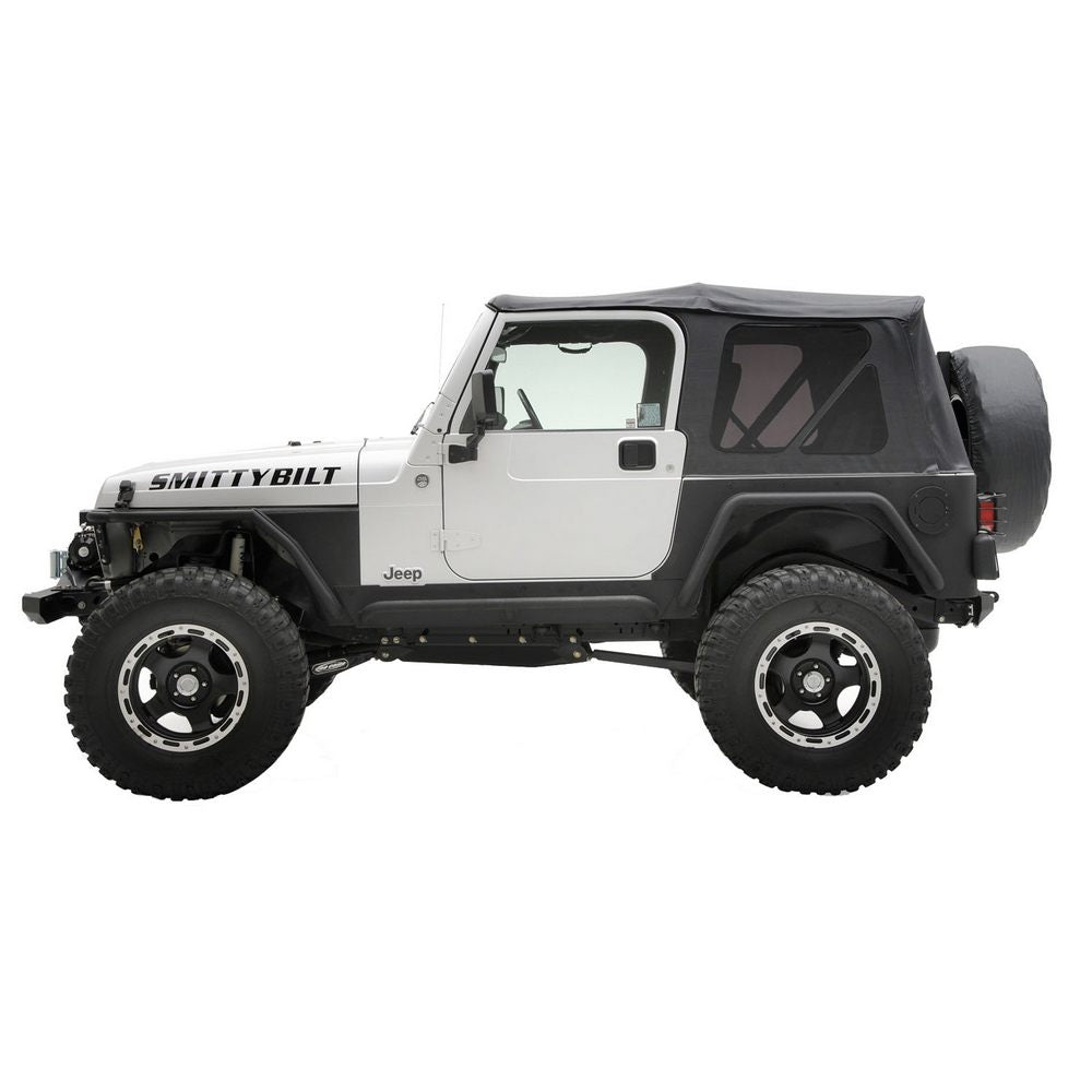 9706-Wrangler-Tj-Replacement-Soft-Top-WTinted-Windows--Upper-Door-Skins;-Black-Diamond