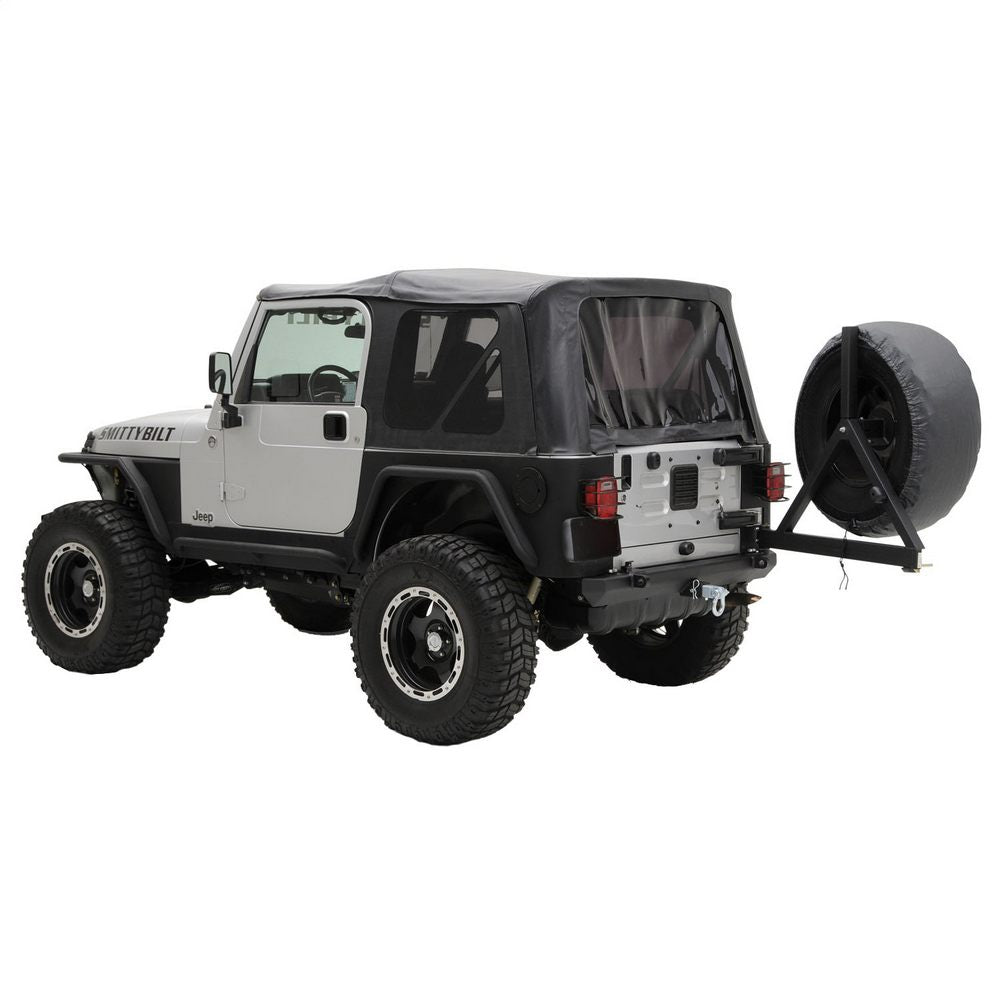 9706-Wrangler-Tj-Replacement-Soft-Top-WTinted-Windows--Upper-Door-Skins;-Black-Diamond