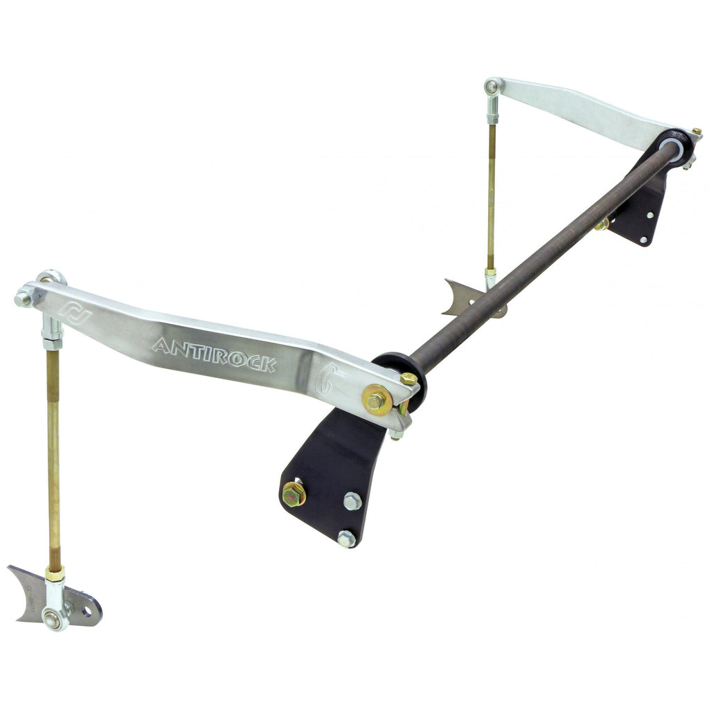 Antirock-Sway-Bar-Kit-97-06-Wrangler-TjLj-Rear-Bolt-On-Mounts-Weld-On-Axle-Tab-Aluminum-Arms-Rockjock-4X4