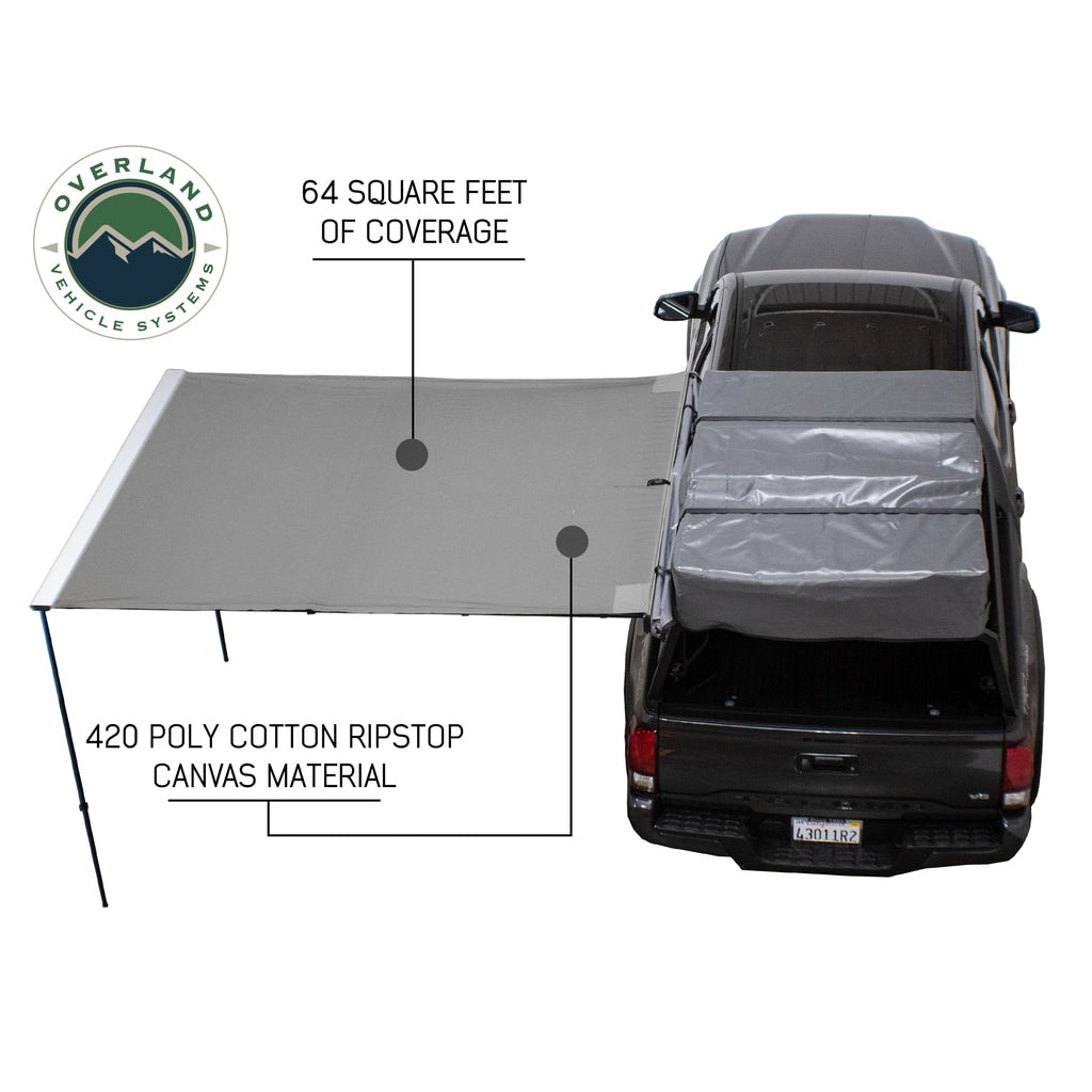 Awning 2.5-8.0' With Black Cover Nomadic