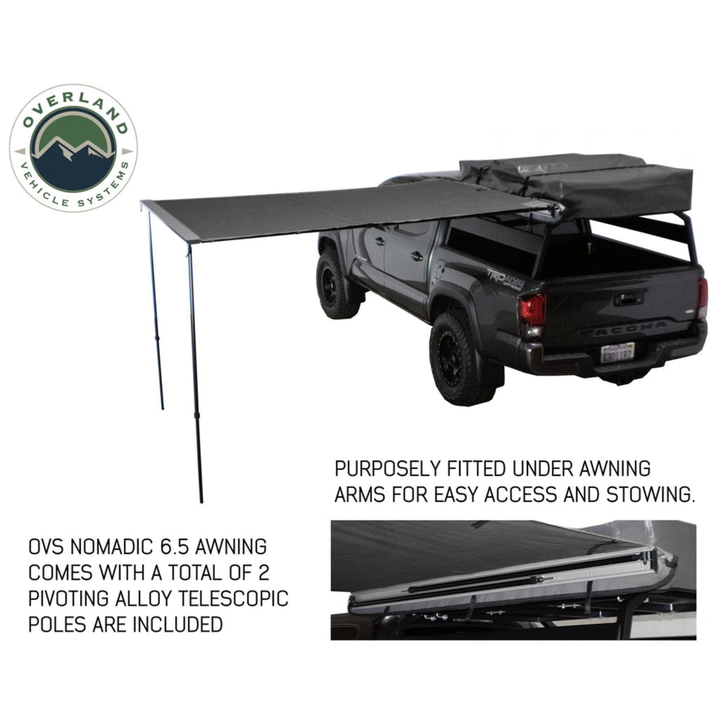 Awning 2.5-8.0' With Black Cover Nomadic