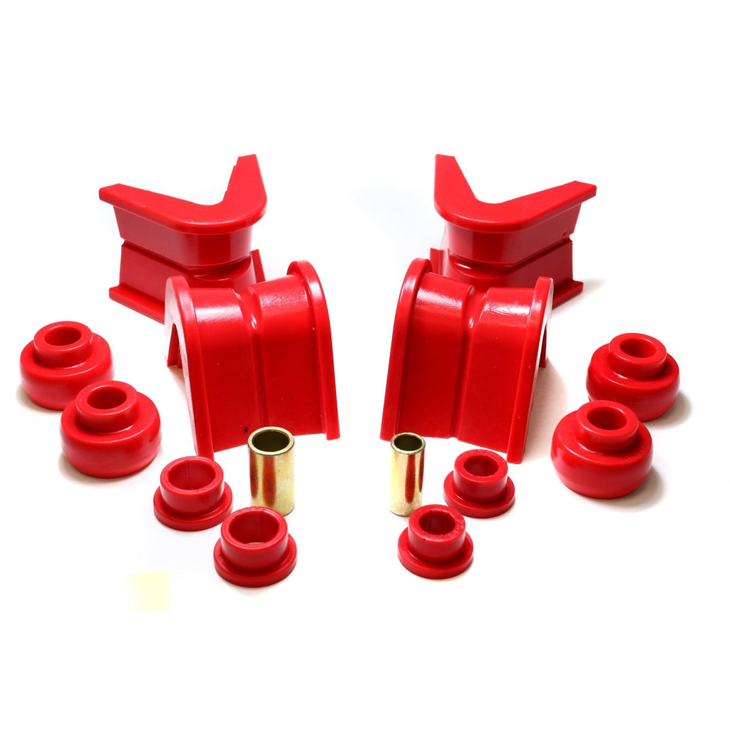 Bushing Kit including 7 Deg. C-Bushing - Red