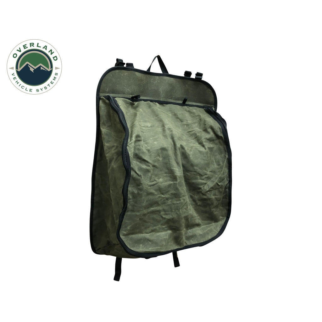 Camping Storage Bag 9 Storage Bins 16 Lb Waxed Canvas