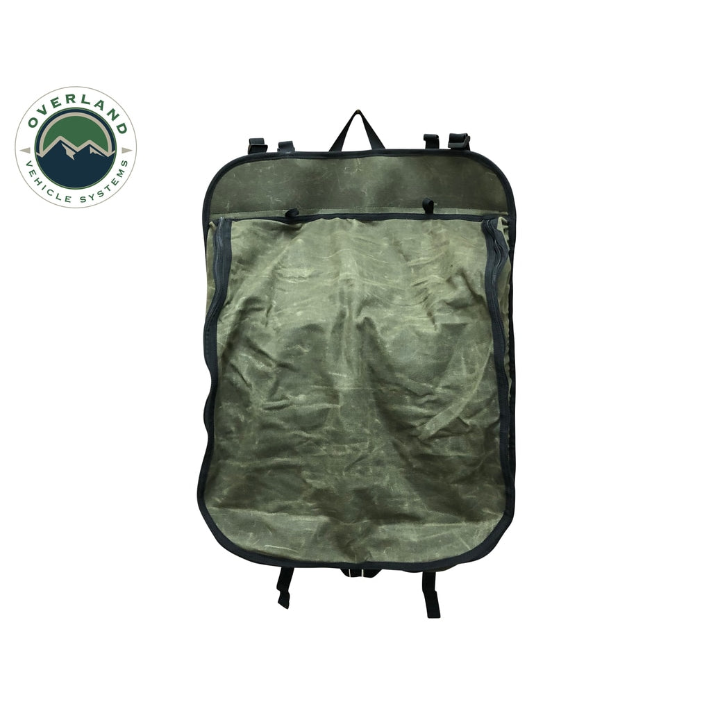 Camping Storage Bag 9 Storage Bins 16 Lb Waxed Canvas