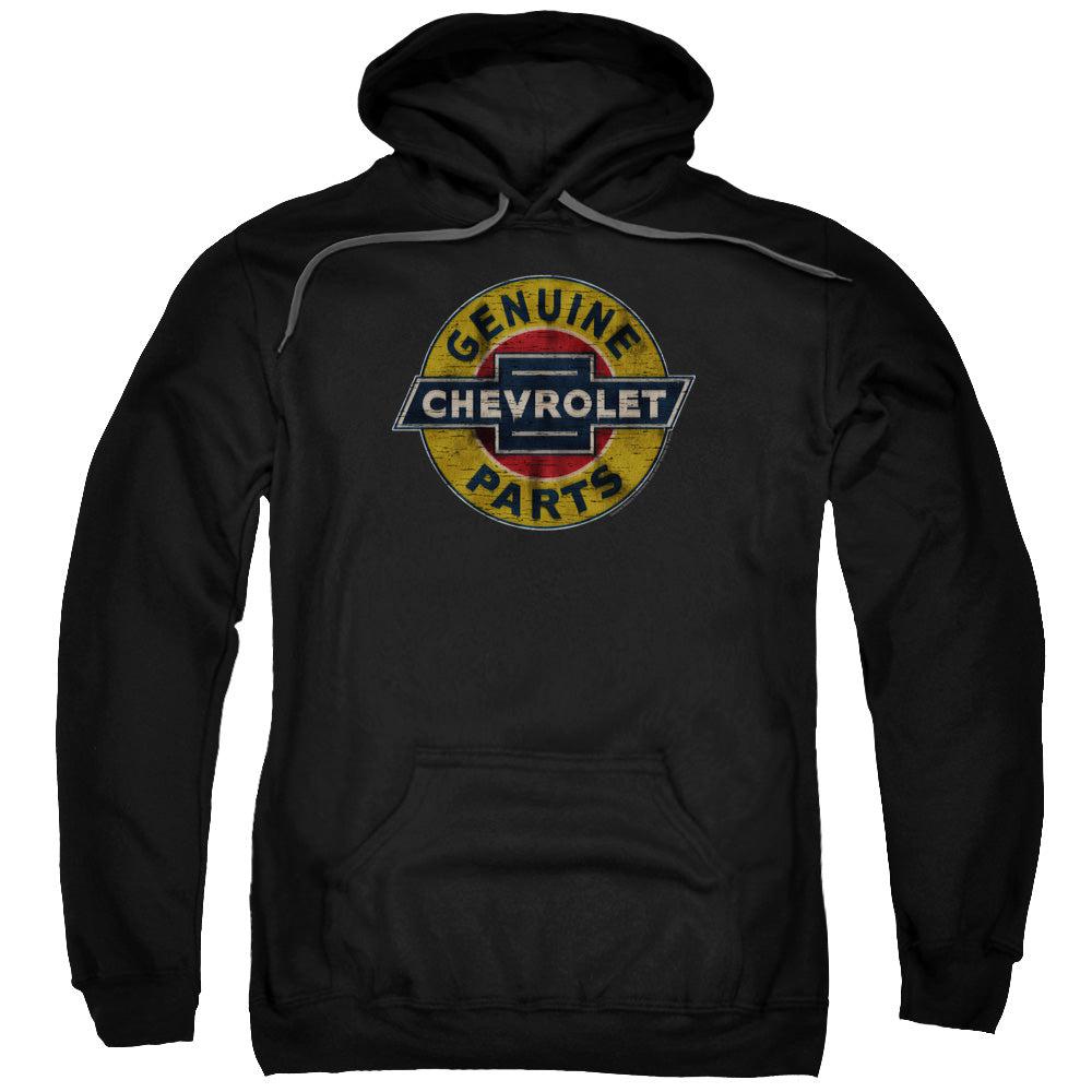 Chevrolet Genuine Chevy Parts Distressed Sign Pullover Hoodie-Harner Offroad