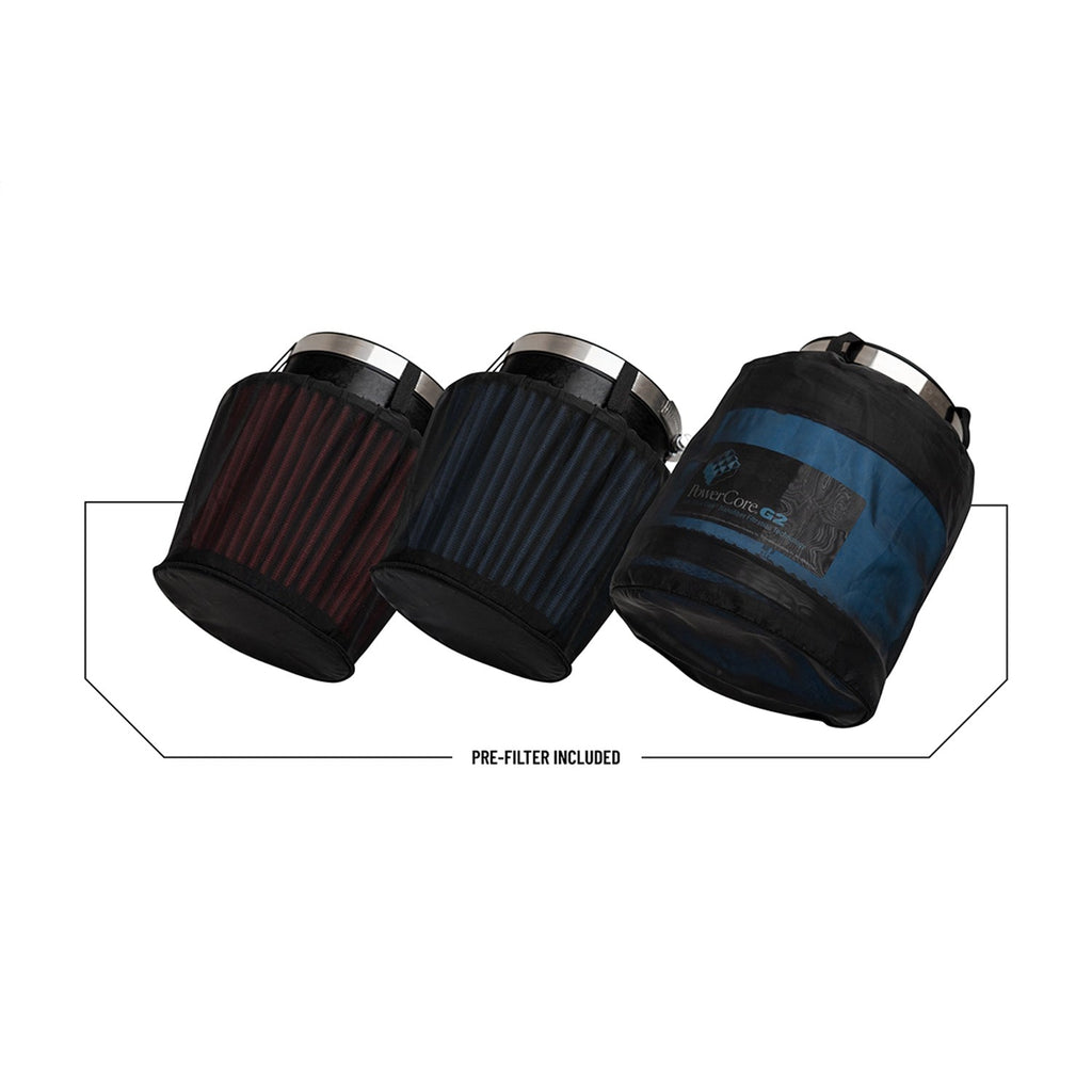Corsa 21-22 Ford Bronco 2.3L Closed Box Air Intake With Donaldson Powercore Dry Filter