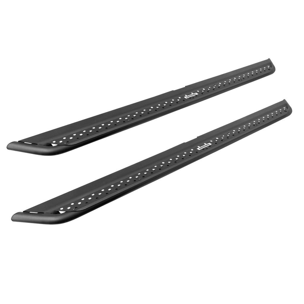 Dominator Xtreme DSS Side Steps With Rocker Panel Mounting Bracket Kit - Textured Black (4 Door)