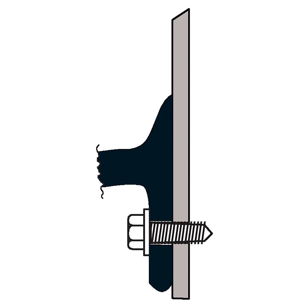 Flexy Flare Rubber Fender Exten. X-Wide No Lip Side Mount, 4-1/4"X50' Bulk Roll