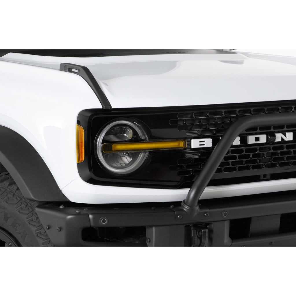 Front Daytime Running Light Cover Kit (Vehicles with LED Option), 4 Piece, Transparent Yellow