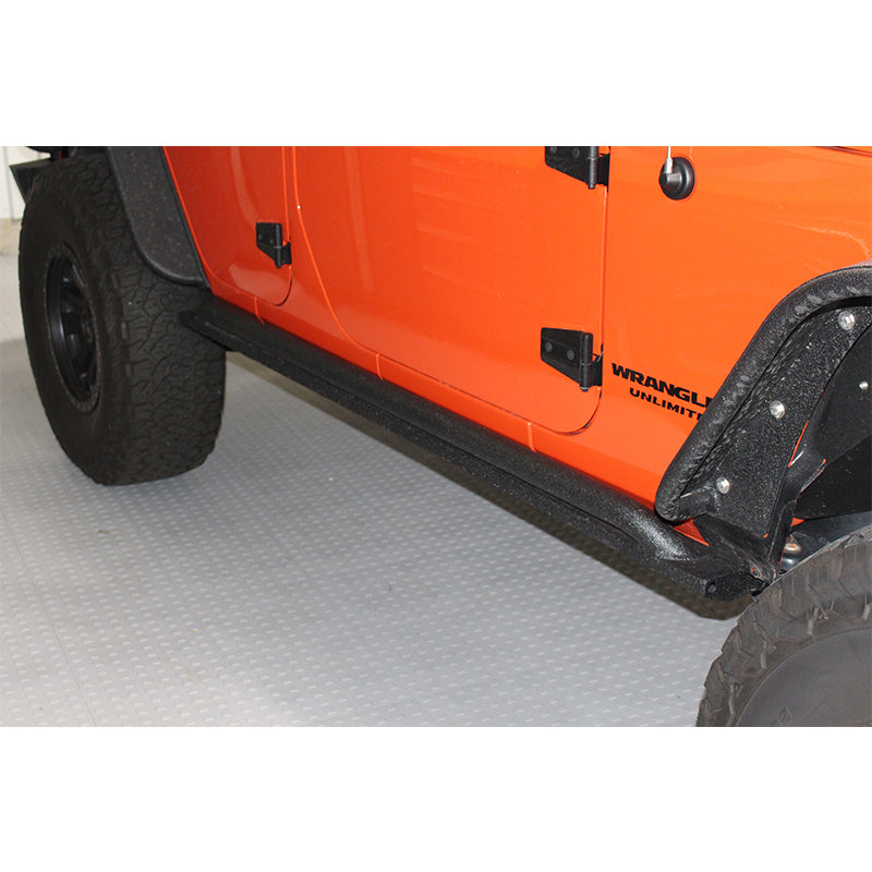 Jeep-Jk-Rock-Slider-07-18-Wrangler-Jk-4-Door-Rubicon-Steel-Black-Textured-Powdercoat-Fishbone-Offroad