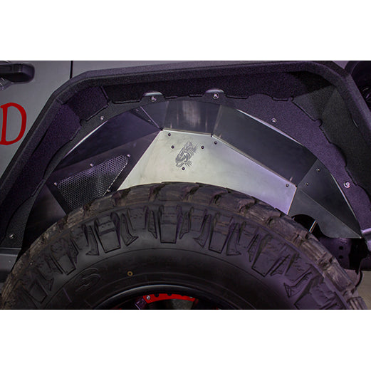 Jeep-Jl-Inner-Fenders-For-18-Current-Wrangler-Jl-Rear-Pair-Aluminum-Raw-Fishbone-Offroad