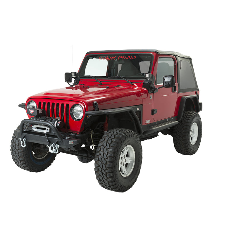 Jeep-Tj-Front-Bumper-WWinch-Guard-97-06-Wrangler-Tj-Rubicon-And-Unlimited-Steel-Black-Textured-Powdercoat-Piranha-Series-Fishbone-Offroad