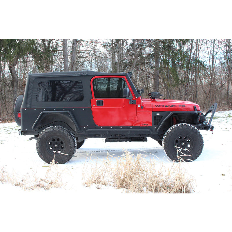 Jeep-Tj-Tube-Fender-Set-Of-4-Front-And-Rear-97-06-Wrangler-Tj-Steel-Black-Textured-Powdercoat-Fishbone-Offroad