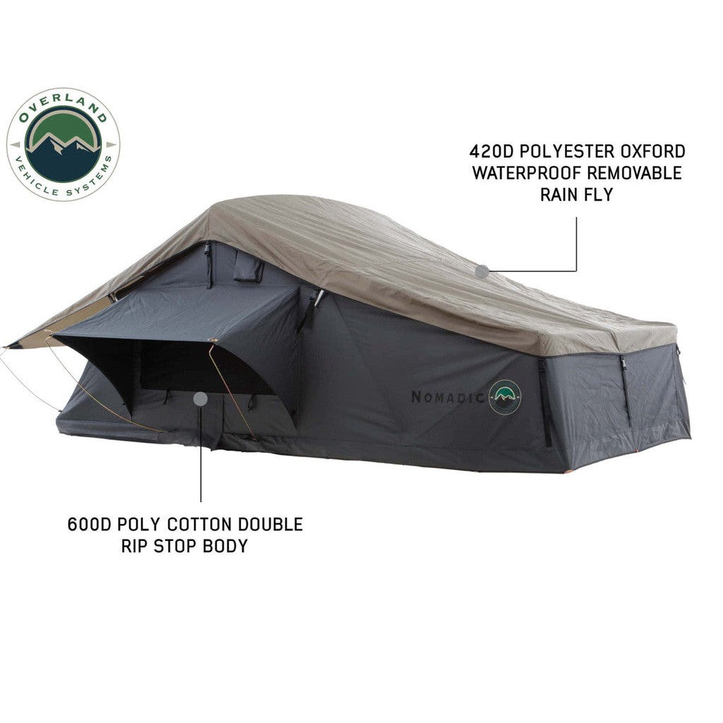 Nomadic 3 Extended Roof Top Tent in Dark Gray