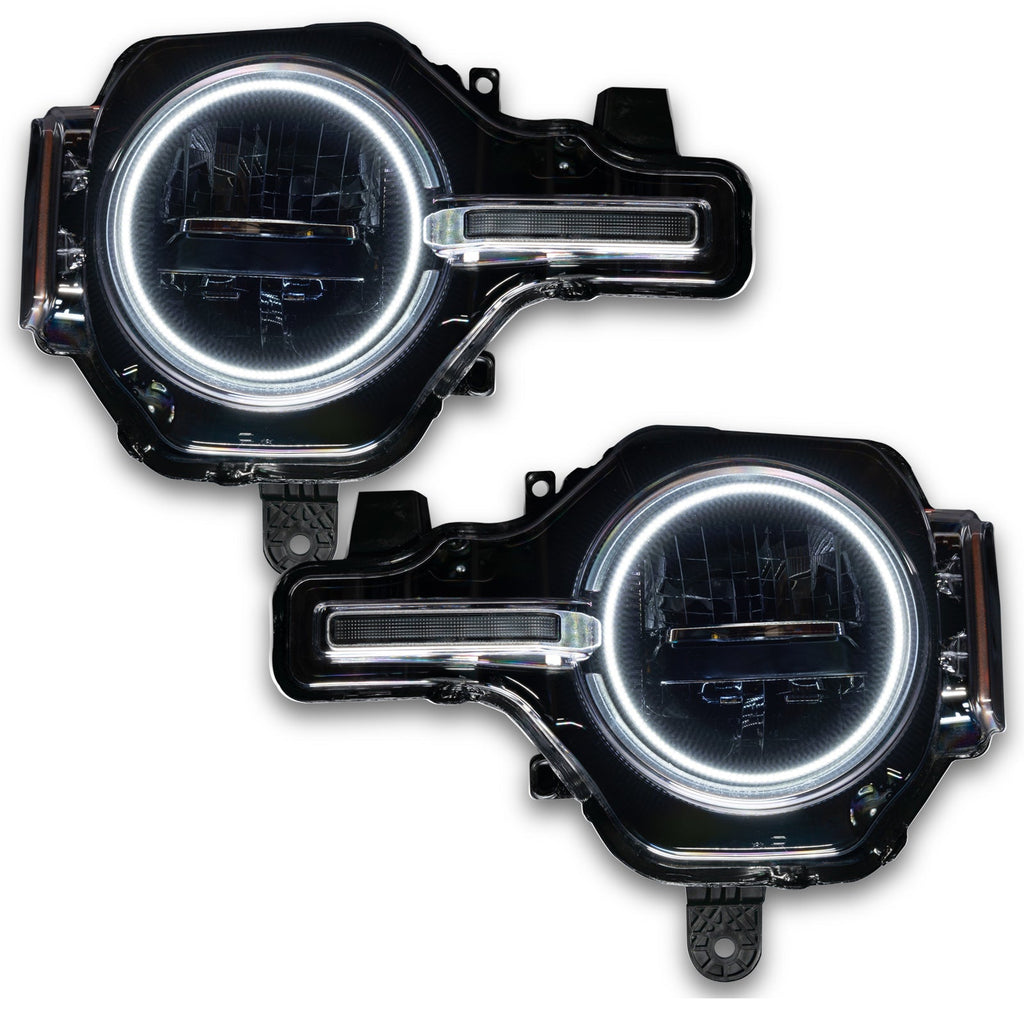 Oracle 2021 Ford Bronco Base Headlight Led Halo Kit - Colorshift - W/ Rf Controller