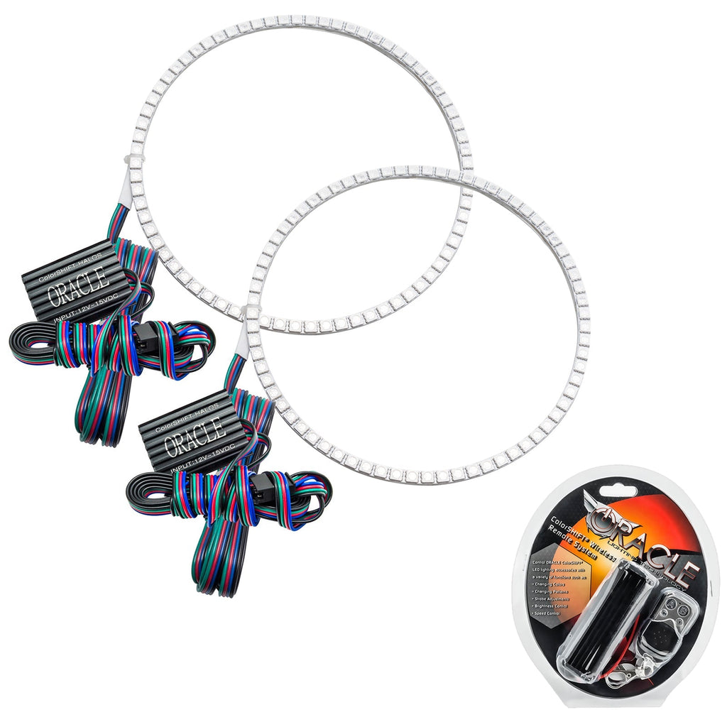 Oracle 2021 Ford Bronco Base Headlight Led Halo Kit - Colorshift - W/ Rf Controller