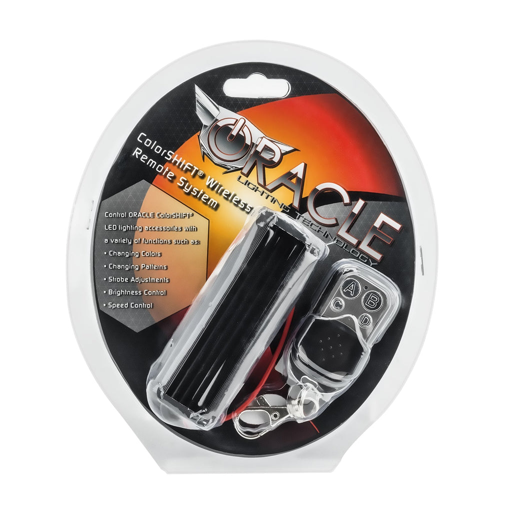 Oracle 21-22 Ford Bronco Headlight Halo Kit W/Drl Bar - Base Headlights Colorshift -W/Rf Controller
