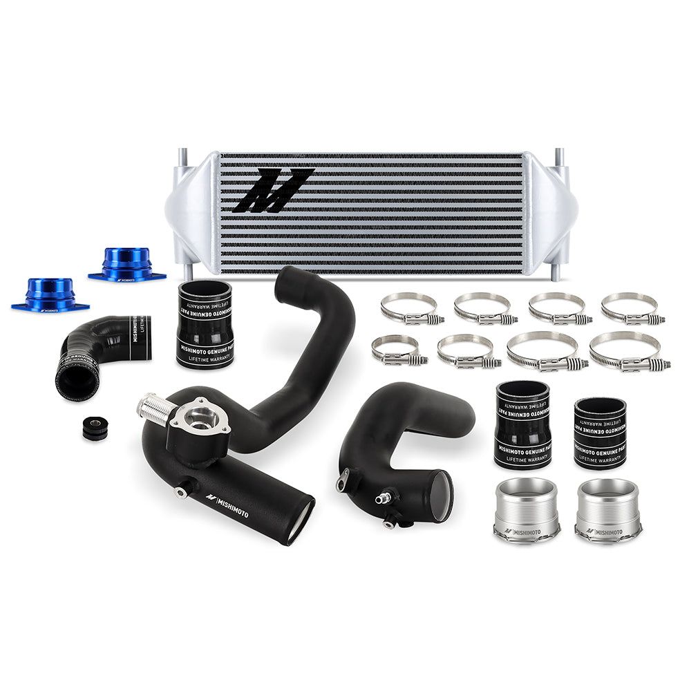 Performance Intercooler Kit, Ford Bronco 2.3L 2021+, Silver Ic, Black Ic Pipes