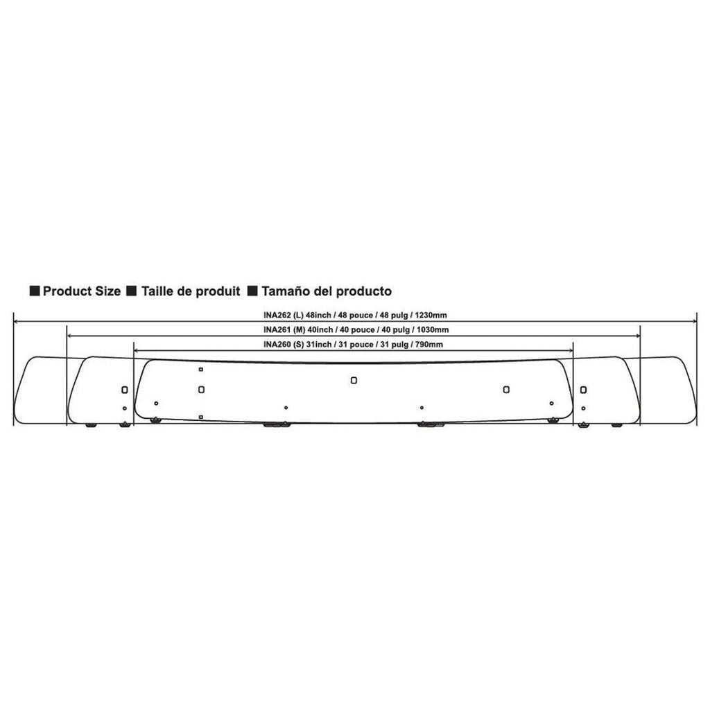 Roof Rack Wind Fairing - 40" Long