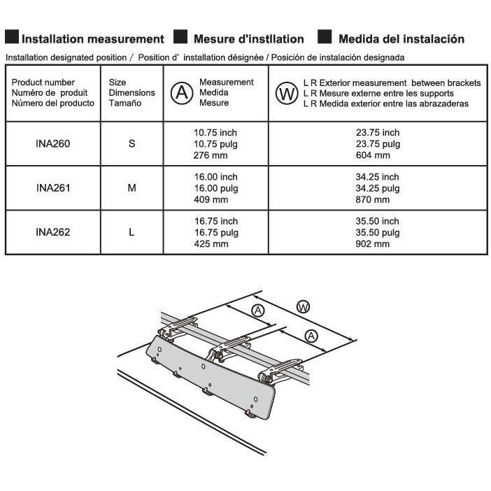 Roof Rack Wind Fairing - 40" Long