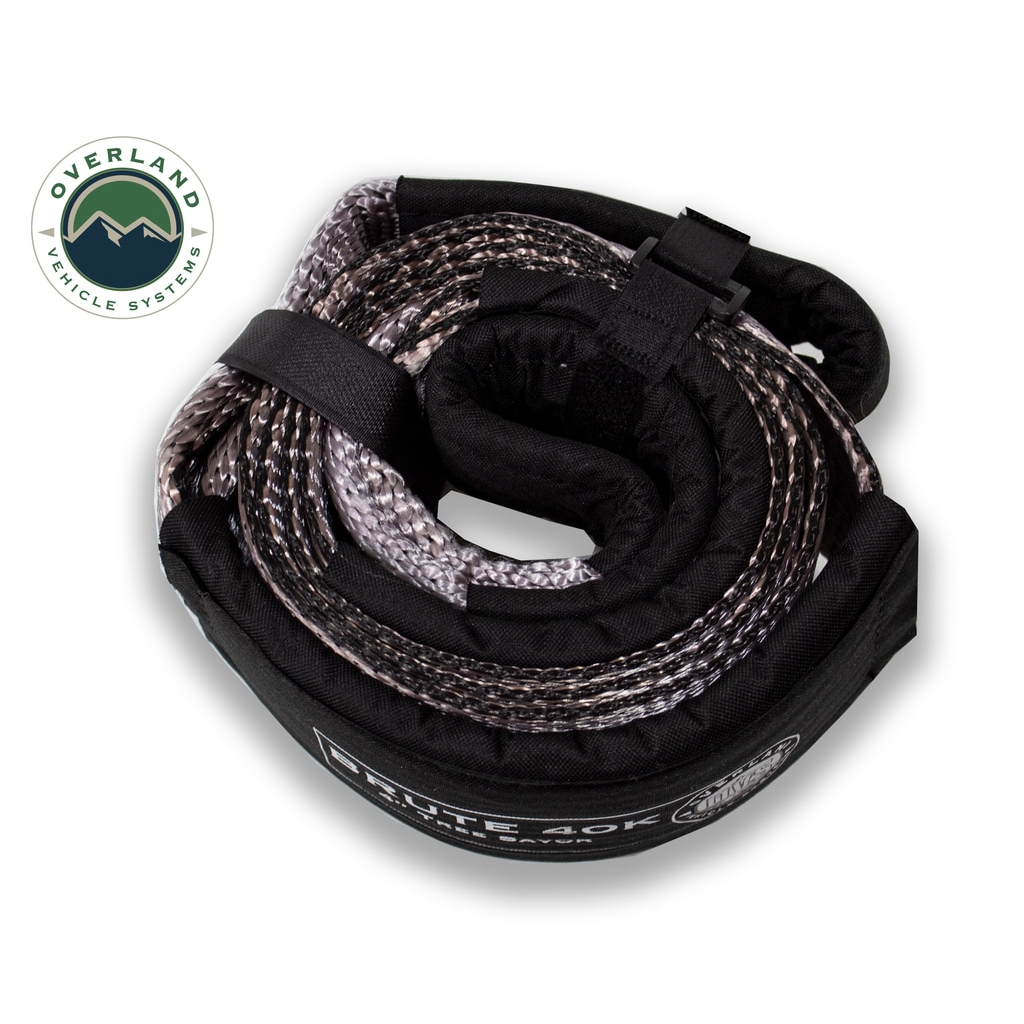 Tow Strap 40,000 Lb 4" X 8' Gray With Black Ends & Storage Bag