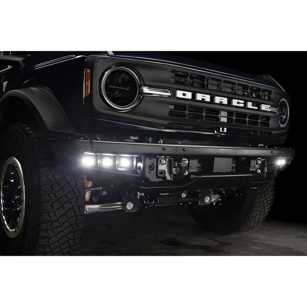 Triple LED Fog Light Kit For Steel Bumper