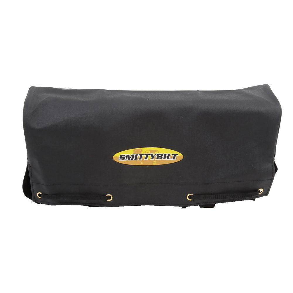 Winch Cover - Smittybilt Logo - Black